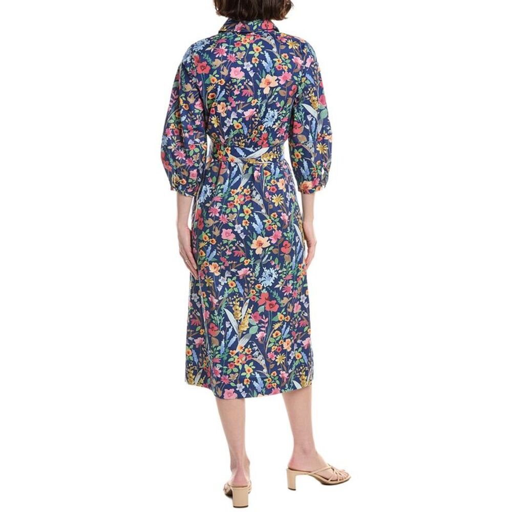 J.Mclaughlin Womens Davida Dress, Blue - Picture 2 of 3